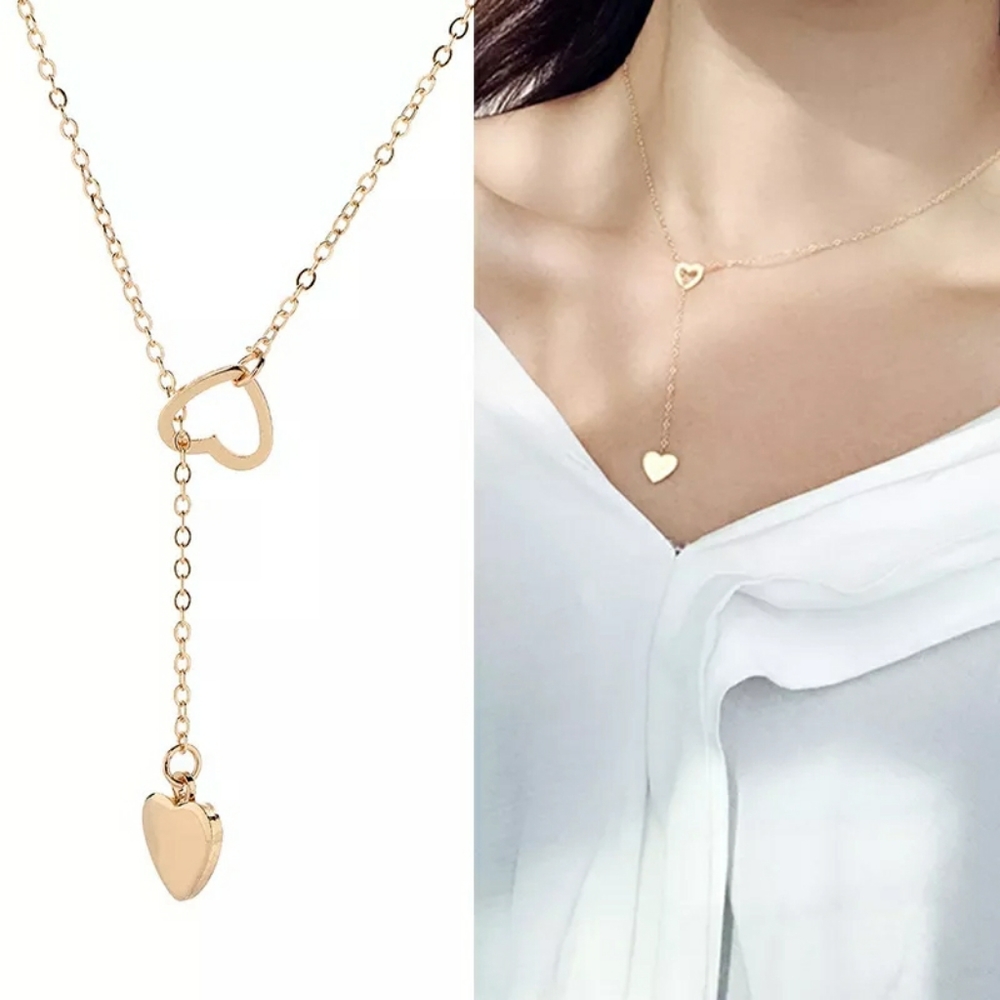 2/$29 Gold Y Necklace
